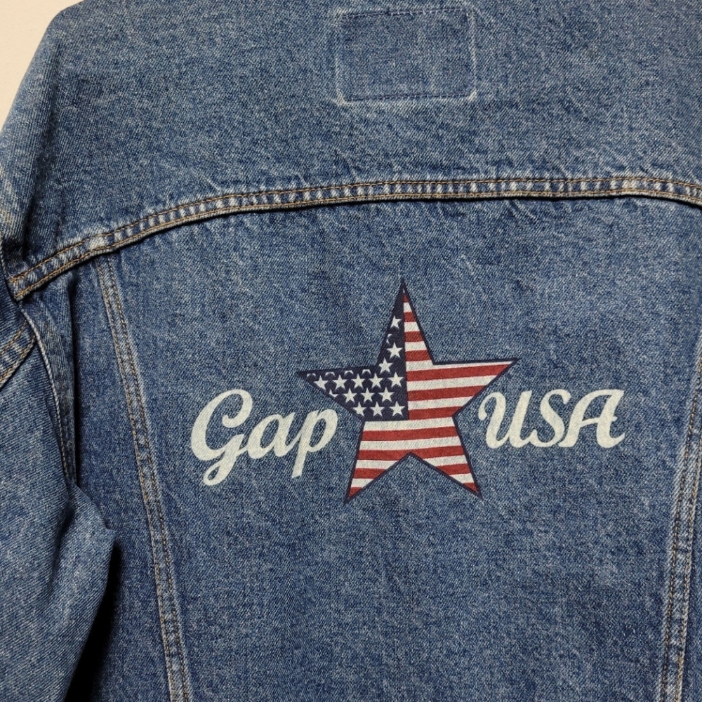 GAP Denim Jacket with USA Star Graphic